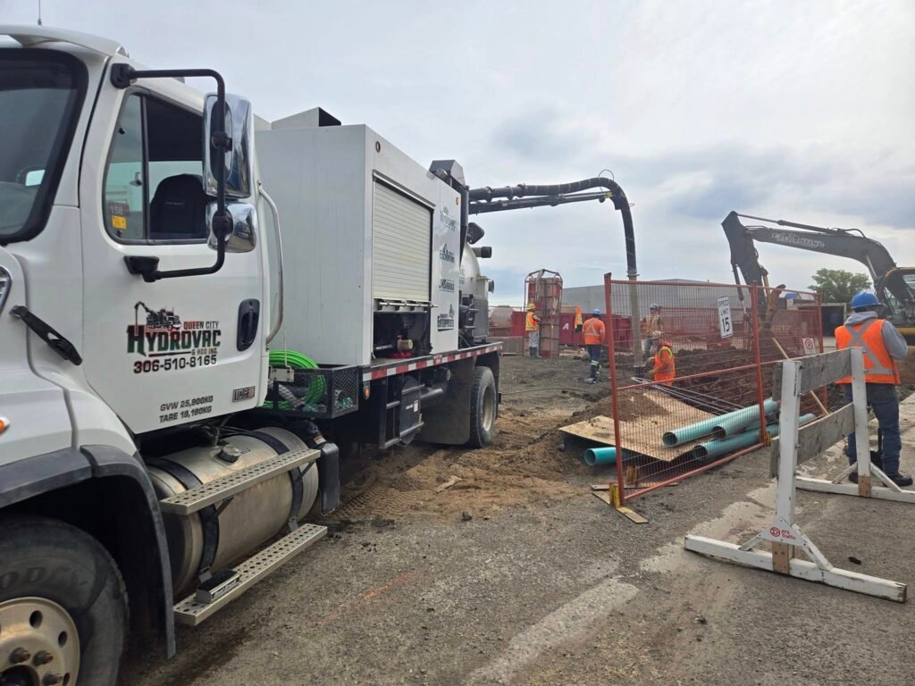 hydrovac action photo